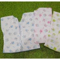 ราคา เสื้อเด็กผูกหลัง ผ้าป่าน 6 12ตัว เสื้อเด็กอ่อน เสื้อเด็กแรกเกิด ผ้าใส่สบาย ไม่ร้อน (21034259590)