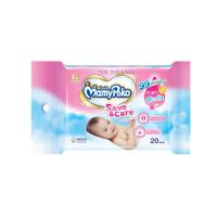 ราคา มามี่โพโค ไวพส์ เซฟแอนด์แคร์ 20 แผ่น ห่อ (20127545425)