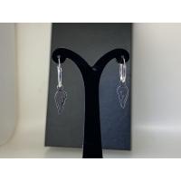 ราคา ต่างหูห่วง ต่างหูห่วงมีห้อยน่ารัก ต่างหูเงินแท้92 5 ห่วงหัวใจ ปีกนก สายฟ้า ไม้กางเขน H011120 (7902467413)