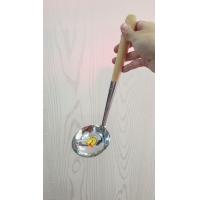 ราคา ส่งขั้นต่ำ50บ กระบวยสแตนเลส กระบวยด้ามไม้ 3นิ้ว 4นิ้ว 5นิ้ว ที่ตักซุป ช้อนตักแกง (15210183629)