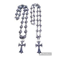 ราคา สร้อย โครมฮาท ch chrome hearts สแตนเลสแท้100 (20918364747)
