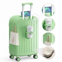 ราคา TOP TEAM กระเป๋าเดินทาง suitcase กระเป๋าเดินทางล้อลาก 20 24 นิ้ว สีน้ำเงิน insขายดี กระเป๋าเดินทางล้อลาก กรอบอลูมิเนียม วัสดุ PC 4สี (21131242081)