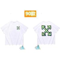 ราคา คลื่นแบรนด์ Offwhite การ์ตูนภาพวาดสีน้ำมันกราฟฟิตี้ลูกศรแขนสั้นชายและหญิงหลวมคู่ OW เสื้อยืดแขนครึ่งฤดูร้อนสีขาว (18989541076)