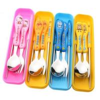 ราคา ช้อน ส้อม ตะเกียบสำหรับเด็กการ์ตูนเหมาะสำหรับพกพาใช้ได้ทั้งเด็กและผู้ใหญ่ พร้อมกล่อง (4923288754)