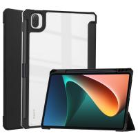 ราคา เคสฝาพับ ฝาหลังใส เสี่ยวมี่ แพด 5 พร้อมช่องเก็บปากกา Case tpu For Xiaomi Pad 5 Luxury Leather Case Smart With Pencil Holder 11 0 (18858607724)