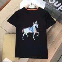 ราคา เสื้อยืดแขนสั้นลําลอง คอกลม พิมพ์ลายม้า Hermes แฟชั่นฤดูใบไม้ผลิ และฤดูร้อน สไตล์ยุโรป สําหรับผู้ชาย (19658879245)