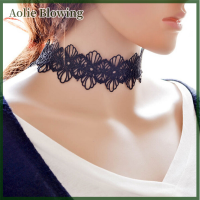 ราคา Aolie ชุดเดรสลูกไม้ลายสักแนวย้อนยุคสร้อยคอแนววินเทจสไตล์โกธิค (20220709487)