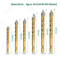 ราคา 12pcs ดอกสว่าน ดอกสว่านคาร์ไบ ชุดดอกสว่าน12pcs 3mm 12mmอเนกประสงค์ ดอกเจาะ หัวเจาะสร้างขึ้นด้วยโลหะผสมYG8ของแท้100 เจาะเหล็ก เจาะกระเบื้อง เจาะกระจก เจาะไม้ เจาะพลาสติก (21296807426)