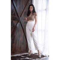 ราคา กางเกงกระบอกเล็ก ผ้าฮานาโกะ (5744578275)