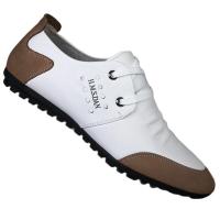 ราคา KNW858ฤดูใบไม้ผลิใหม่รองเท้าบุรุษสไตล์เกาหลีหนังนุ่มรองเท้าขับรถผู้ชายนุ่มหนัง Tods รองเท้าลำลองเยาวชนรองเท้าหนังระบายอากาศผู้ชาย (9243385920)