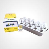 ราคา หลอดไฟท้ายเดิม NARVA By Philips P21 5W 2 เขี้ยว 2ไส้ ใช้ได้ทั้งรถยนต์ มอเตอร์ไซค์ ราคายกกล่อง 10 หลอด 135 บาท (9409712778)