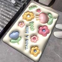 ราคา GreenHouse พรมเช็ดเท้า พรมเช็ดเท้าห้องน้ำ ซับน้ำได้ดี มียางกันลื่น มีรุ่น3D พรมเช็ดเท้า3D ลายการ์ตูน ลายดอกไม้ 3มิติ พรมลาย 3มิติ (19282939571)