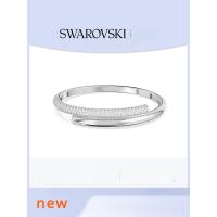 ราคา สร้อยข้อมือ สวารอฟสกี้ DEXTERA หรูหราเก๋ไก๋ 925 เงินและสร้อยข้อมือชุบทองสำหรับฤดูใบไม้ร่วงและฤดูหนาว Elegant and Chic Swarovski DEXTERA Bracelet 925 Silver and Gold Plated Bangle for Women Perfect for