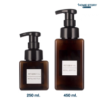 ราคา พร้อมส่ง ขวดปั๊มโฟม สไตล์ญี่ปุ่น ขวดเปล่า ขวดใส่แชมพู ขวดใส่น้ำยาล้างจาน 250 ml และ 450 ml มีสี 4 ให้เลือก (9812566219)