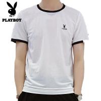 ราคา PLAYBOY เสื้อยืดแขนสั้นชายสไตล์ใหม่ฤดูร้อนเสื้อยืดแขนสั้นชาย (631184055)
