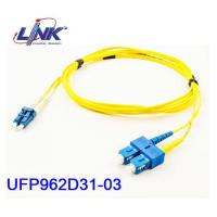 ราคา SC LC Patch Cord 9 125 μm OS2 Duplex Single mode Link UFP962D31 03 Fiber Optic 3 0 mm Jacket UPC UPC Lengths 3 m (7631312040)