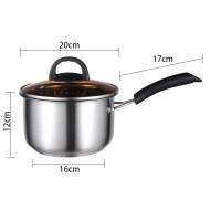 ราคา หม้อด้ามจับฝาแก้ว หม้อ หม้อสแตนเลส หม้อต้ม หม้ออเนกประสงค์ หม้อมีหูจับ แบบหนา ใช้ได้กับเตาทุกประเภท ชุดหม้อทำครัว (21098525844)