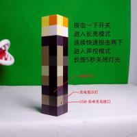 ราคา Grain73gre1ygs Minecraft peripherals torch led night light rechargeable mining diamond changing bottle (20424086502)