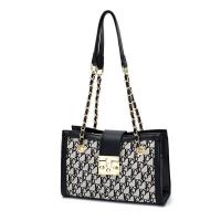 ราคา กระเป๋าแฟชั่นสะพายข้าง ผ้าแคนวาส งานนำเข้า สายสะพายอะไหล่โซ่สุดหรู พร้อมส่ง (17131061276)