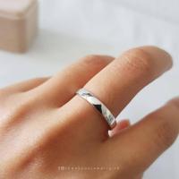 ราคา แหวนทองคำขาว แหวนเกลี้ยง 3 mm ทองคำขาว ThankyouJewelry (19655815853)