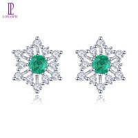 ราคา Lohaspie เครื่องประดับ925แท้ต่างหูเม็ดเดี่ยวมรกตธรรมชาติสีเขียวเพชรพลอยมีสีต่างหูมรกตสำหรับเครื่องประดับของขวัญวันเกิดผู้หญิง (19885818708)