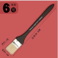 ราคา หัวแบน ด้ามใหญ่ ยาว พู่กันขนหมู แปรงทาสี แปรงวาดรูประบายสี เบอร์1 12 เล็ก ใหญ่ ใช้กับสีอะคริลิค สีน้ำ สีน้ำมัน สำหรั (19387272469)