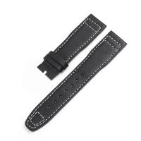 ราคา suitable for IWC Pilot Little Prince Mark XVIII Spitfire Folding Buckle 20 21mm Leather Strap (19627719858)