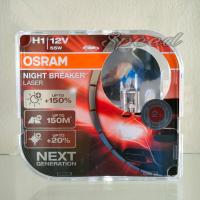 ราคา Osram หลอดไฟหน้ารถยนต์ Night Breaker Laser 150 4000K H1 แท้ 100 รับประกัน 6 เดือน (14004695144)