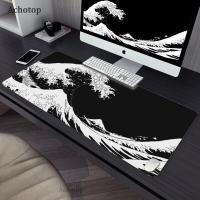 ราคา Black Art Great Waves Gaming Computer Mouse Pad Large Mouse Mat Big Desk Mat 800x300mm Non Slip Rubber mousepad For Laptop Game (18752319937)