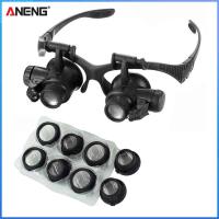 ราคา อเน็น แว่นขยายสวมแว่นขยายหัวที่คาดผมแว่นขยาย LED สำหรับการซ่อมการอ่าน (18788984120)