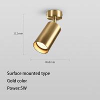 ราคา โคมไฟ MR16แบบเปลี่ยนได้ไฟ LED ราง GU10 110V 220V รางโคมไฟติดเพดานพื้นผิวหลอดไฟแบบสปอตไลท์ (21171127885)