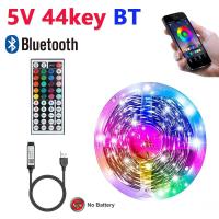 ราคา แถบไฟ LED RGB APP ควบคุมสีเปลี่ยนไฟด้วยรีโมทคอนโทรล24ปุ่ม5050โหมดสำหรับ Hiasan Kamar บลูทูธทีวี MD5050 RGB (21170858520)