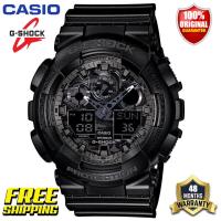 ราคา เดิม G Shock ผู้ชายกีฬานาฬิกา GA100 LED แสดงเวลาคู่ 200M กันน้ำเวลาโลก G Shock ผู้ชายกีฬานาฬิกาข้อมือที่มีการรับประกันอย่างเป็นทางการ 4 ปี GA 100CF 1A (20437389055)