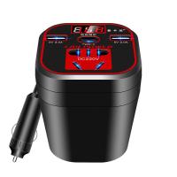 ราคา ตัวแปลงไฟฟ้า12v220vที่ชาร์จแบตในรถ หัวชาร์จในรถ ที่ชาตในรถยนต์ ที่เสียบusbในรถ ช่องเสียบ usb ในรถ ปลั๊กไฟรถยนต์ ชาตแบตเตอรี่ ที่ชาร์ตในรถ (20922767896)