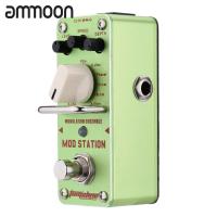 ราคา ammoon เอฟเฟคกีต้าร์ Aroma AMS 3 Mod Station Modulation Ensemble กีต้าร์ไฟฟ้า Effect Pedal Mini Single Effect with True Bypass (17177182311)