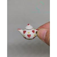 ราคา กาน้ำชาจิ๋ว ทรงเตี้ย กาน้ำชา เซรามิค ความสูง 2 ซม บ้านตุ๊กตา ของจิ๋ว ของตกแต่ง (17445085086)