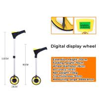 ราคา AA MALL ล้อวัดระยะทาง ดิจิตอลMechanical ABS ล้อวัดระยะทาง เครื่องวัดระยะแบบลูกกลิ้งเดินวัดได้ 9999m ที่จับยืดไสลด์ ขนาดเล็กล้อกระเป๋าเก็บของ อุปกรณ์ช่างวัดระยะเครื่องมือวัดระยะ (11293307350)