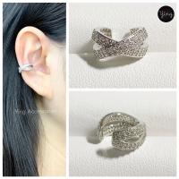 ราคา Ear Cuff งานเพชรไขว้ สวยเก๋ 1 ชิ้น (20044426058)