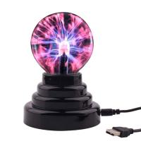 ราคา Novelty Plasma Ball Light Magic Lightning Lamp Lava Night Lights Touch Sensitive Electrostatic Induction Room Decoration Lamp (11518139411)