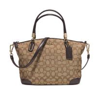 ราคา กระเป๋า ถือ COACH แท้ รุ่นหรู จาก Shop ผ้าลาย SIGNATURE สายหนังแท้ มีสายยาว กระเป๋าถือ COACH 36181 MADISON KELSEY OUTLINE SIGNATURE SHOULDER BAG (7535525089)