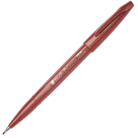 ราคา Pentel Brush Sign Pen ปากกาพู่กัน สีมาตรฐาน สำหรับ Calligraphy (10394040603)