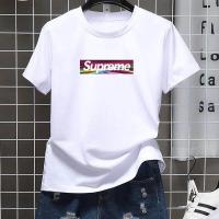 ราคา เสื้อทีเชิร์ตขายดี เสื้อยืดคอกลมแฟชั่น เสื้อยอดฮิตลายSupreme เสื้อแขนสั้น เสื่อคู่รัก เสื้ัอกีฬาเสื้อออกกำลังกาย เสื้อแขนสั้นใส่ได้ (755272135)
