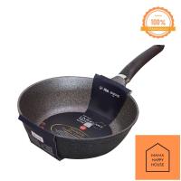 ราคา กระทะ กระทะเคลือบหินอ่อน 7 ชั้น Premium Inoble Coating ขนาด 28 cm จากเกาหลี กระทะไม่ใช้น้ำมัน ฟรีตะหลิวไม้ Mama Happy House (14510713875)