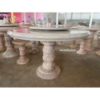 ราคา โต๊ะกินข้าวหินอ่อนแท้ โต๊ะกลมหินอ่อนแท้ 130ซม เก้าอี้หินอ่อน6 8ตัว มีจานหมุน หินอ่อนแท้100 (20069269707)