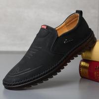 ราคา Spring Autumn Mens Loafers Classic Fashion Men Casual Shoes Breathable Genuine Leather Comfortable Slip On Soft Leather Male Driving Shoes (19820424562)