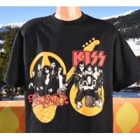 ราคา เสื้อยืดวินเทจปี 2003 AEROSMITH KISS วงดนตรีทัวร์คอนเสิร์ต tee (20332173836)