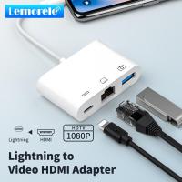 ราคา อะแดปเตอร์ RJ45แสง USB 1อะแดปเตอร์กล้องถ่ายภาพกับชาร์จพอร์ต OTG ดิจิตอลเข้ากันได้กับโทรศัพท์มือถือ8 X 11 12 13 14 Pro Max ipad (21067069170)