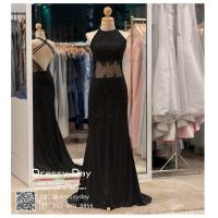 ราคา ชุดราตรีออกงาน ชุดราตรียาว ชุดราตรียาวแขนกุด ชุดออกงานกลางคืน BB099 BLK ดำ dressy day (8742620762)