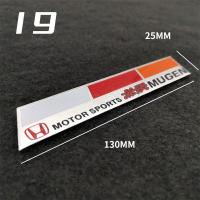 ราคา Mugen ป้ายโลหะดัดแปลงสติกเกอร์ติดท้ายรถยนต์สำหรับ Honda โลโก้ตัวเครื่องยนต์3D (14838341892)