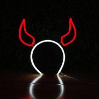 ราคา Halloween Light decorating ที่คาดผม ที่คาดผมไฟLED ที่คาดผมหูกระต่าย ที่คาดผมหูแมว ที่คาดผมDevil (18859190816)
